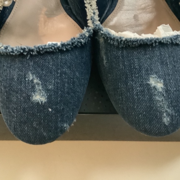 MIU MIU denim shoes with pearls, size 39 - Picture 8 of 10